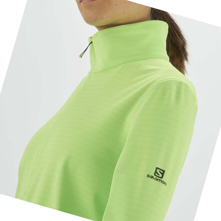 Salomon ESSENTIAL LIGHTWARM Kadın Kapüşonlu Sweatshirt Nane | TR 2521VRW